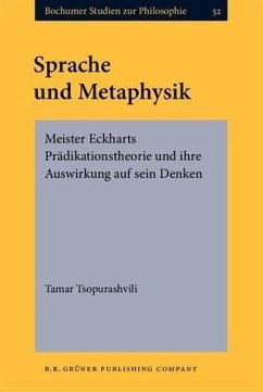 Sprache und Metaphysik (eBook, PDF) - Tsopurashvili, Tamar