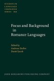 Focus and Background in Romance Languages (eBook, PDF)