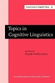 Topics in Cognitive Linguistics (eBook, PDF)