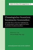 Chronologisches Verzeichnis franzosischer Grammatiken vom Ende des 14. bis zum Ausgange des 18. Jahrhunderts, nebst Angabe der bisher ermittelten Fundorte derselben (eBook, PDF)