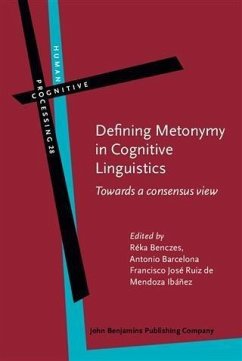 Defining Metonymy in Cognitive Linguistics (eBook, PDF)