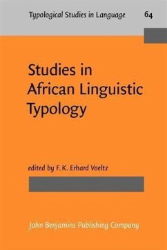 Studies in African Linguistic Typology (eBook, PDF)