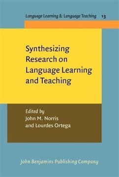 Cover Synthesizing Research on Language Learning and Teaching (eBook, PDF)