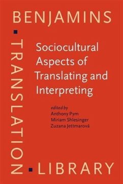 Cover Sociocultural Aspects of Translating and Interpreting (eBook, PDF)