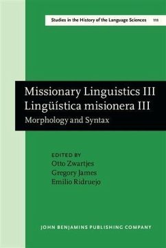 Cover Missionary Linguistics III / Linguistica misionera III (eBook, PDF)