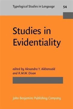 Cover Studies in Evidentiality (eBook, PDF)