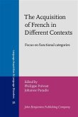 Acquisition of French in Different Contexts (eBook, PDF)