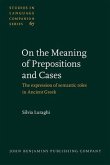 On the Meaning of Prepositions and Cases (eBook, PDF)