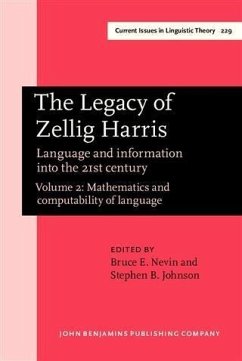 Cover Legacy of Zellig Harris (eBook, PDF)