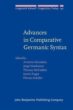 Advances in Comparative Germanic Syntax (eBook, PDF)