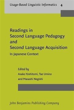 Cover Readings in Second Language Pedagogy and Second Language Acquisition (eBook, PDF)