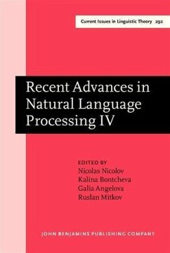 Recent Advances in Natural Language Processing IV (eBook, PDF)