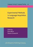 Experimental Methods in Language Acquisition Research (eBook, PDF)