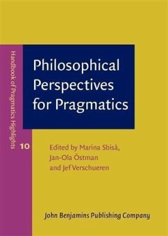 Cover Philosophical Perspectives for Pragmatics (eBook, PDF)