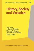 History, Society and Variation (eBook, PDF)