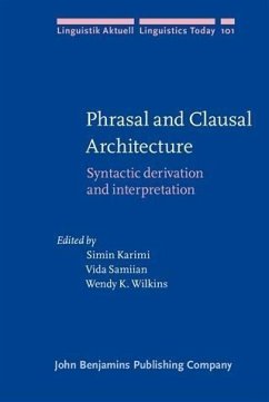 Phrasal and Clausal Architecture (eBook, PDF)