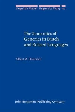 Cover Semantics of Generics in Dutch and Related Languages (eBook, PDF)