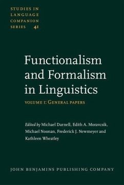 Functionalism and Formalism in Linguistics (eBook, PDF)