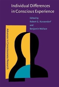 Cover Individual Differences in Conscious Experience (eBook, PDF)