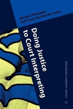 Cover Doing Justice to Court Interpreting (eBook, PDF)