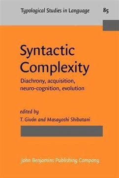 Cover Syntactic Complexity (eBook, PDF)