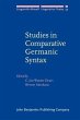 Studies in Comparative Germanic Syntax... - Bild 1