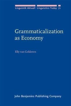 Cover Grammaticalization as Economy (eBook, PDF)