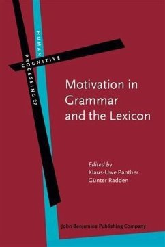 Motivation in Grammar and the Lexicon (eBook, PDF)