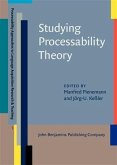 Studying Processability Theory (eBook, PDF)