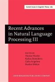 Recent Advances in Natural Language Processing III (eBook, PDF)