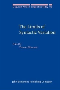 Cover Limits of Syntactic Variation (eBook, PDF)