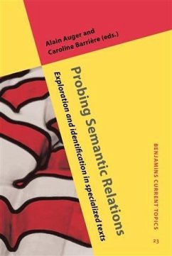 Cover Probing Semantic Relations (eBook, PDF)