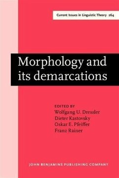 Cover Morphology and its demarcations (eBook, PDF)