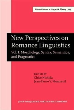 Cover New Perspectives on Romance Linguistics (eBook, PDF)
