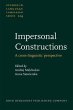Impersonal Constructions (eBook, PDF) - Bild 1