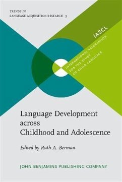 Cover Language Development across Childhood and Adolescence (eBook, PDF)
