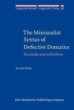Cover Minimalist Syntax of Defective Domains (eBook, PDF)