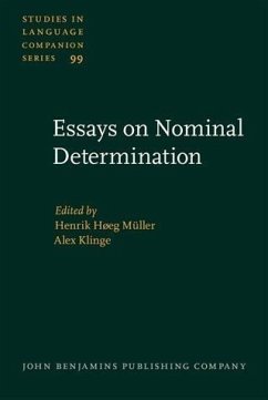 Cover Essays on Nominal Determination (eBook, PDF)