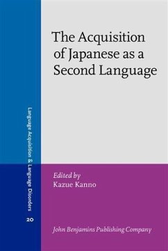 Cover Acquisition of Japanese as a Second Language (eBook, PDF)