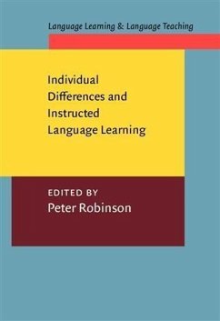 Cover Individual Differences and Instructed Language Learning (eBook, PDF)