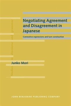 Cover Negotiating Agreement and Disagreement in Japanese (eBook, PDF)