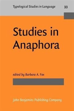 Cover Studies in Anaphora (eBook, PDF)