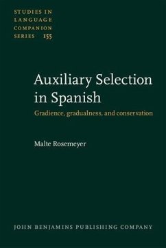 Auxiliary Selection in Spanish (eBook, PDF) - Rosemeyer, Malte