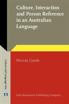 Cover Culture, Interaction and Person Reference in an Australian Language (eBook, PDF)