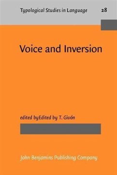 Voice and Inversion (eBook, PDF)