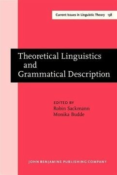 Cover Theoretical Linguistics and Grammatical Description (eBook, PDF)
