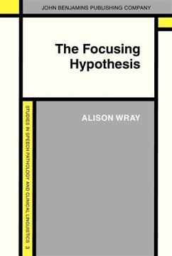 Focusing Hypothesis (eBook, PDF) - Wray, Alison