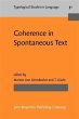 Coherence in Spontaneous Text (eBook,... - Bild 1