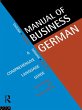 Manual of Business German (eBook, ePUB) - Bild 1