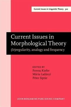 Current Issues in Morphological Theory (eBook, PDF)